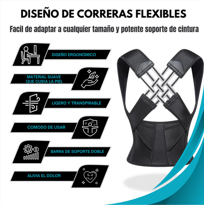 Corrector de Postura Corporal Activefit® + Mini Corrector Unisex Gratis