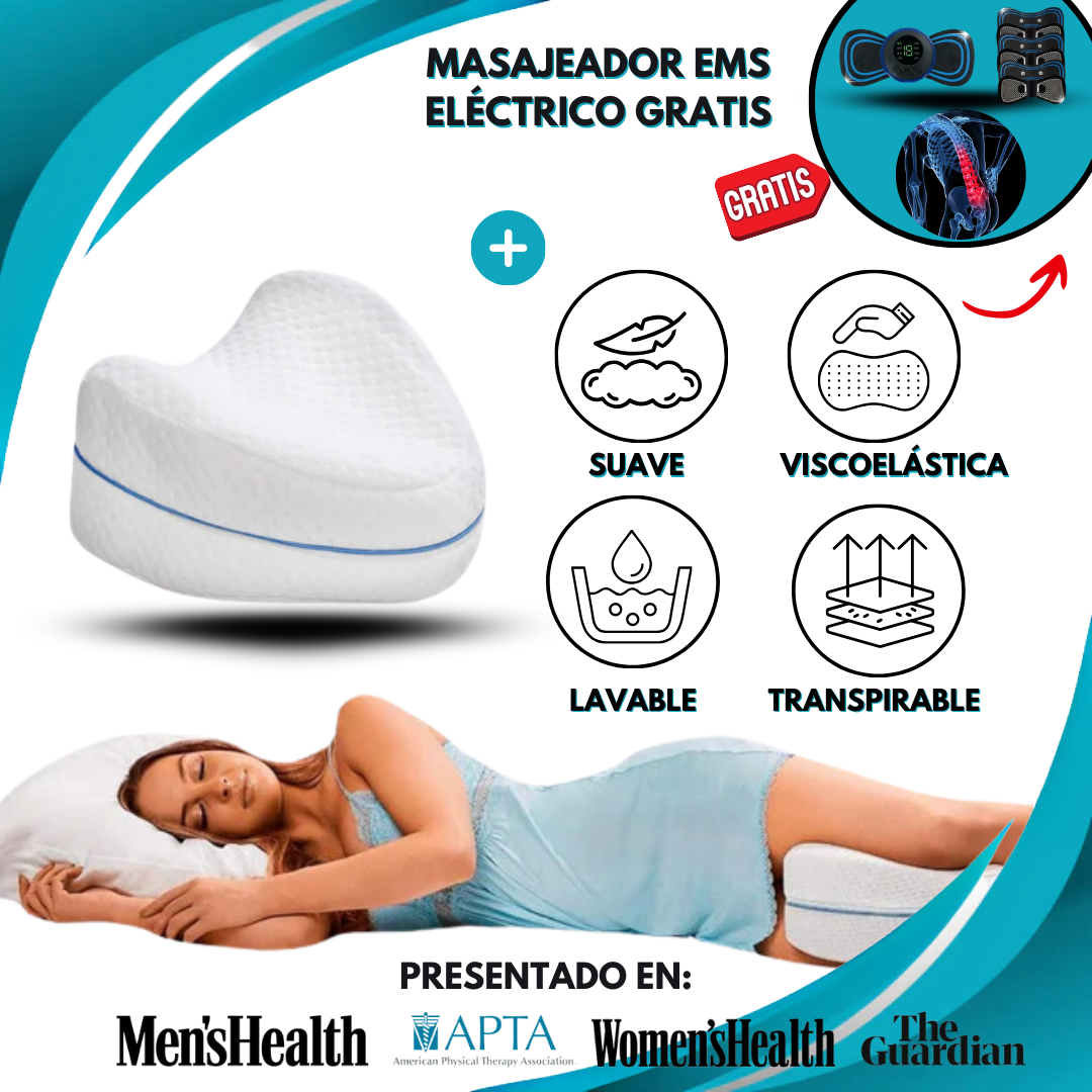 Almohada Ortopédica Cadera + Masajeador Eléctrico (GRATIS)